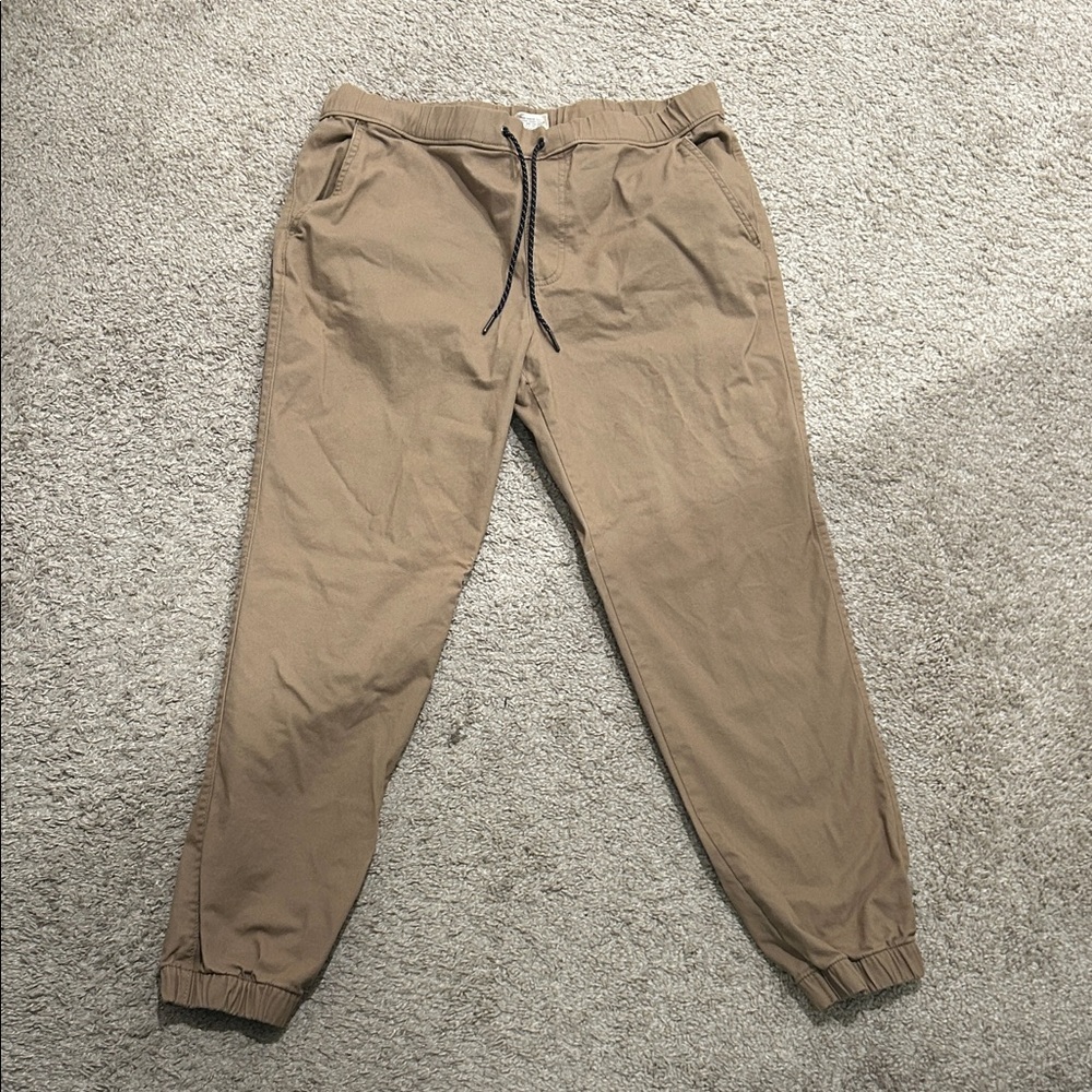 Urban Pipeline Tan Joggers